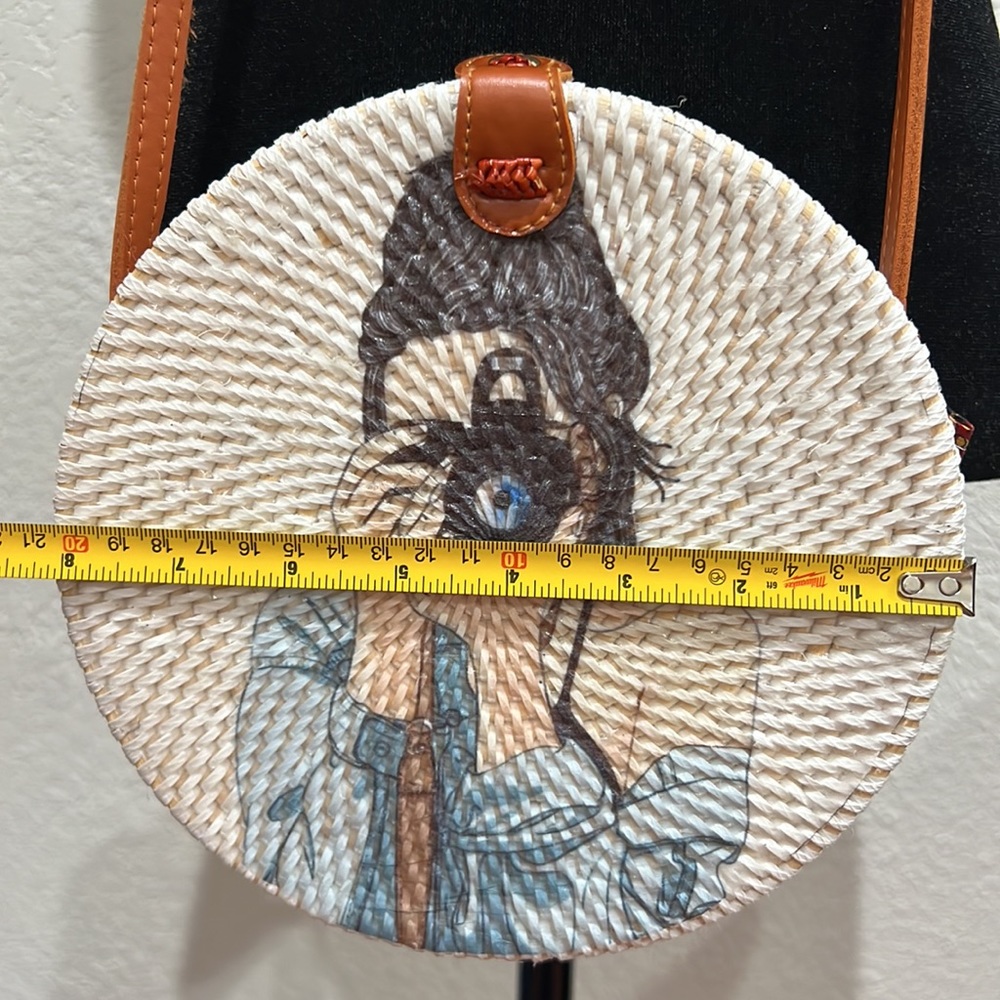 Bali Rattan Bag Crossbody - Picture 6 of 12